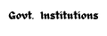 Government Institutions
